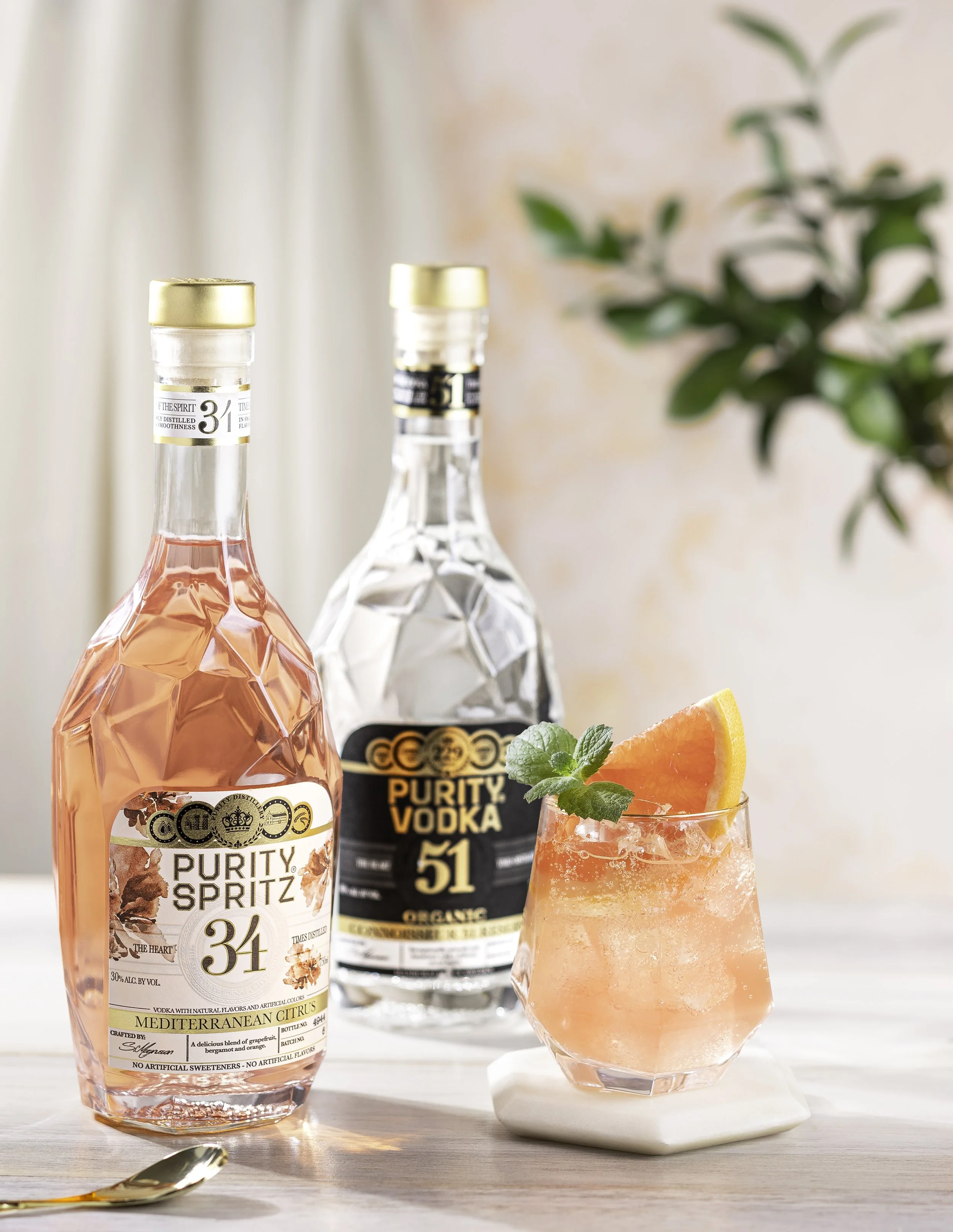 SPIRIT OF PURITY　☆アンティーク　雑貨☆ 34x Spritz PL | Purity Organic Vodka & Gin